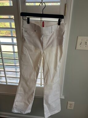 SPANX White Boot Cut Jeans